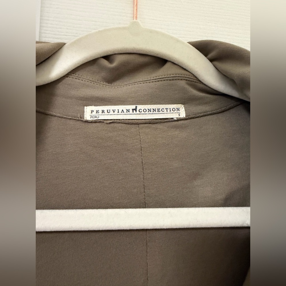 Peruvian Connection Avery Blazer Olive Green *please read* - Picture 3 of 12